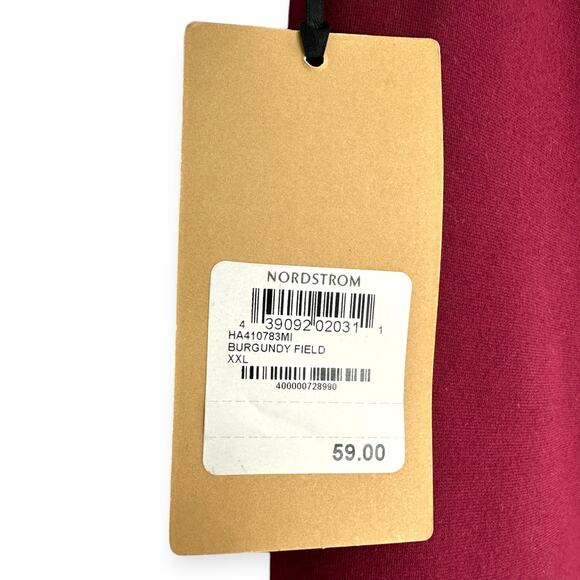 Halogen | NWT | XXL | Burgundy Field Ponte-Knit Stretchy Pull-On Pencil Skirt - Picture 8 of 10